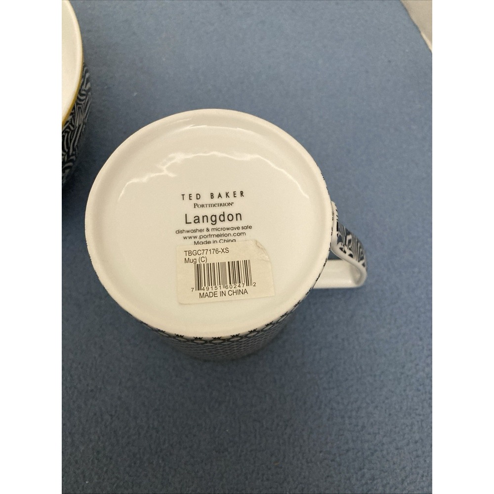 Ted Baker Portmeirion Langdon Dinnerware Place Setting - Black - 4‎ pieces - Picture 8 of 16